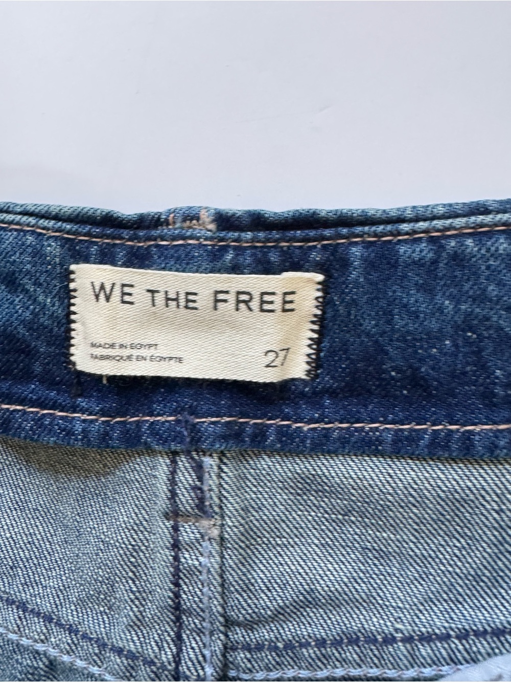 Free People We The Free Mia Flare Jeans Size 27 NWT Dark Wash Blue Denim - Picture 9 of 14
